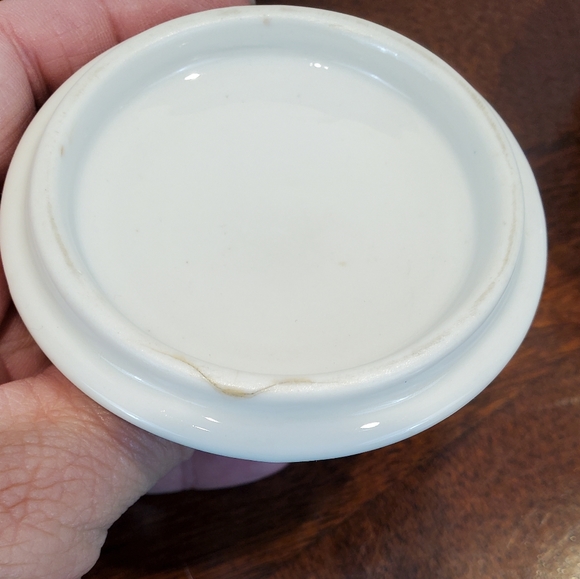 Vintage 1950s Whitfield (White Body) by Syracuse Creamer, Sugar & Butter Set - Picture 14 of 14